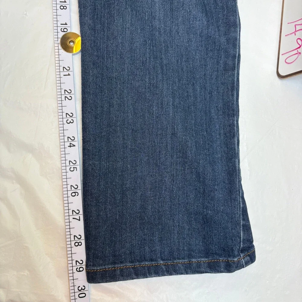 Gloria Vanderbilt Amanda Jeans Womens 8 Average Dark Wash High Rise Tapered‎ Leg